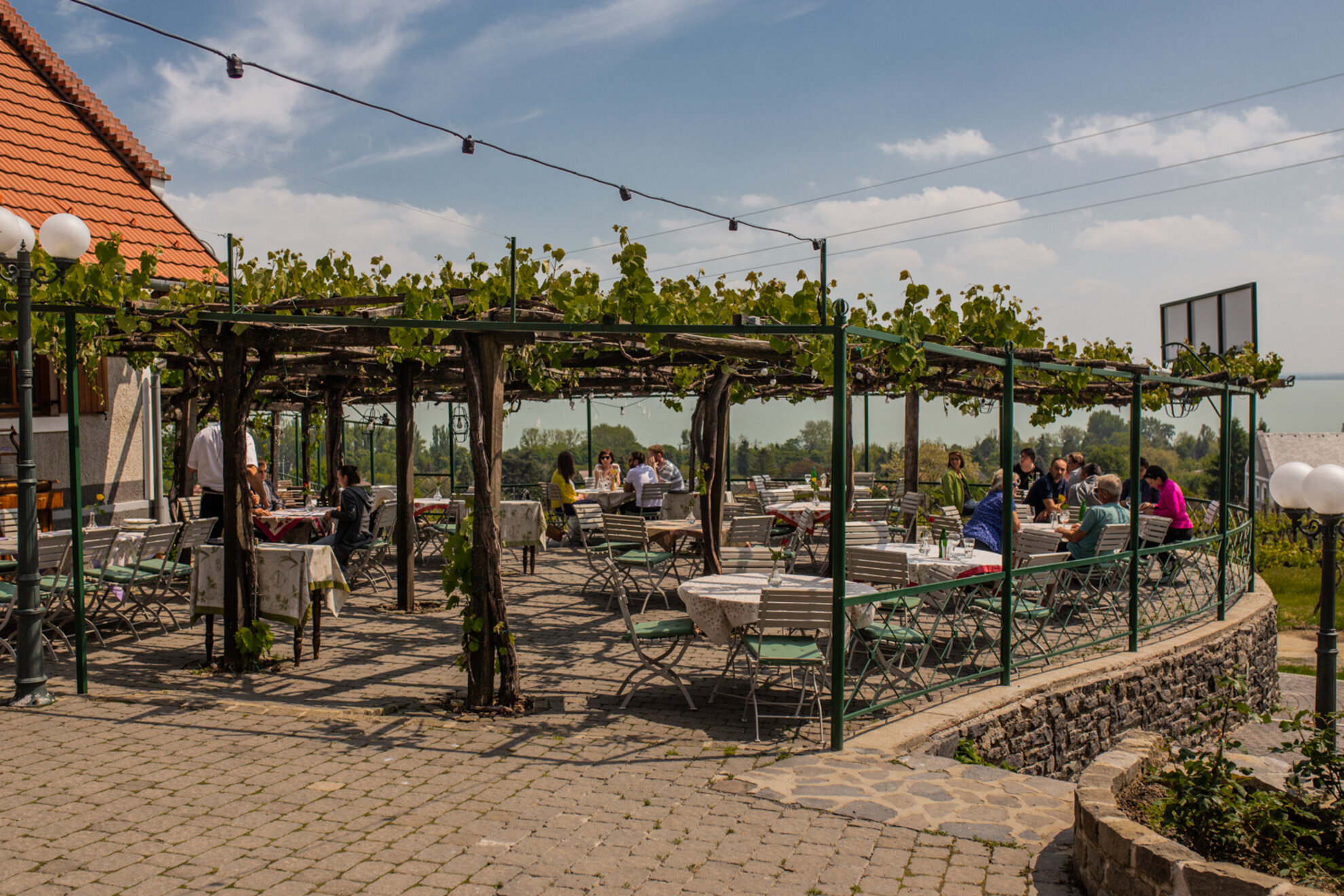 6 reconfigured dining destinations on Balaton's north shore